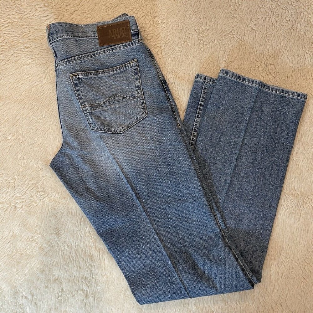 Ariat M5 Slim Stretch Wilton Stackable Straight Leg Jean Orleans Size 34x38